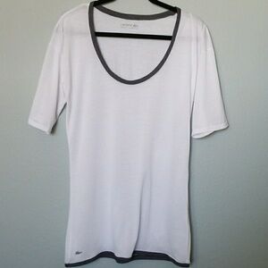 Lacoste Pickleball 00's 90's sport active white size 36 tee
